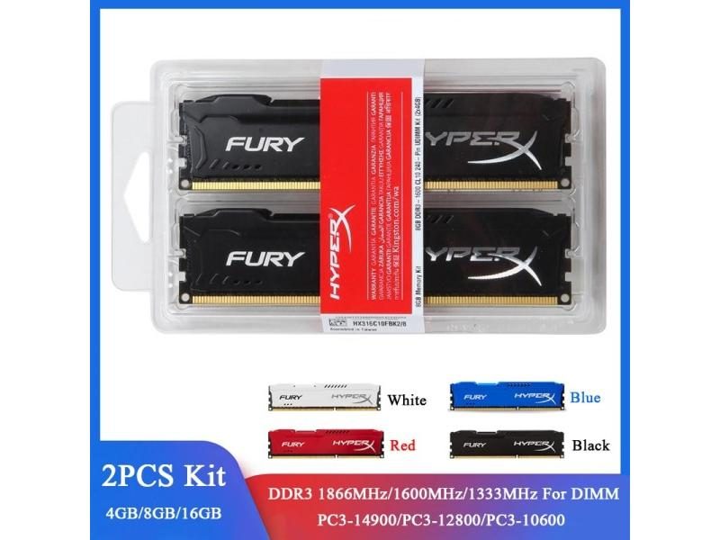 Memoria RAM DDR3 8GB 16GB 2x4GB (2x8GB) Kit 1866MHz 1600MHz 1333MHz Desktop RAM Carousel 2
