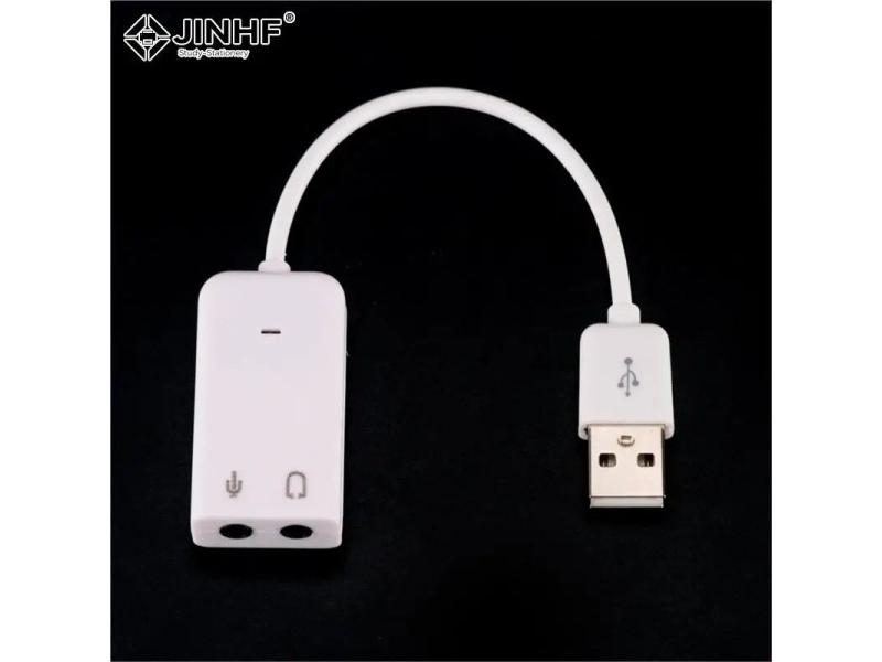 USB 2.0 7.1 Channel External USB Audio Sound Card Adapter For Laptop PC Mac Carousel 2