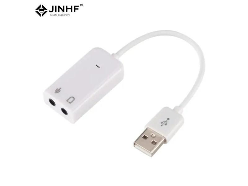 USB 2.0 7.1 Channel External USB Audio Sound Card Adapter For Laptop PC Mac Carousel 1