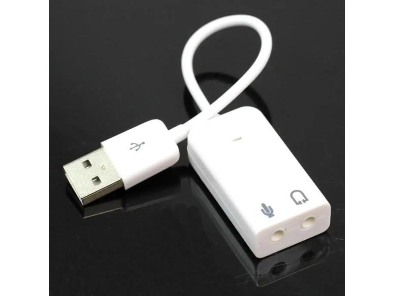 7.1-Channel USB 2.0 External Sound Card W/3.5mm Headphone And Microphone Jack Carousel 1