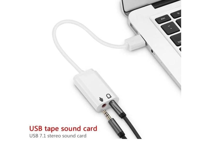USB 7.1 3D External USB Audio Adapter For Laptop PC Carousel 2