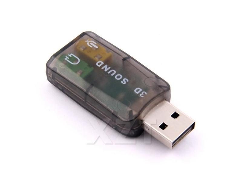 1pcs Hot Sale USB To 3D Audio 5.1 Channel Sound Adapter With 3.5mm Connector Carousel 1