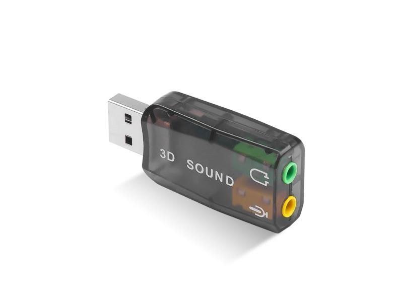 KeBidumei 5.1 USB Sound Card With 3.5mm Interface For Laptop PC Carousel 1