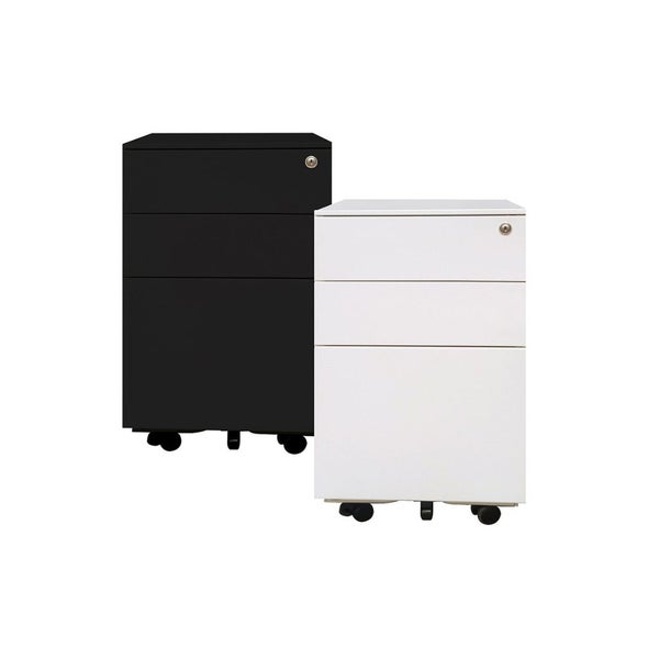 Mobel Milano 390 2-Drawer and File Mobile Storage Unit Carousel 1