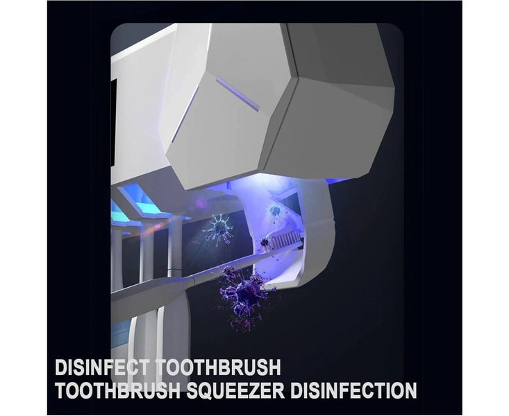Bathroom Smart UV Toothbrush Sterilizer - Black Carousel 7
