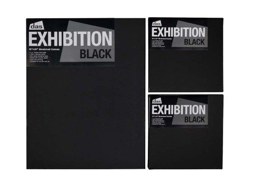 Das Exhibition Black 1.5 Canvas 15x15(Inches) Carousel 2
