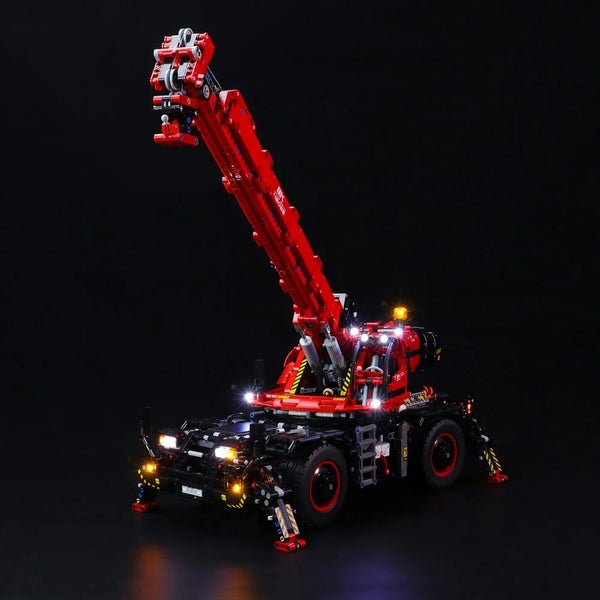 Lego Rough Terrain Crane 42082 Light Kit Carousel 2