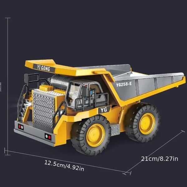 Remote Control Engineering Vehicles Series - 1:24 DUMP TRUCK 9 Channels 2.4G Carousel 1