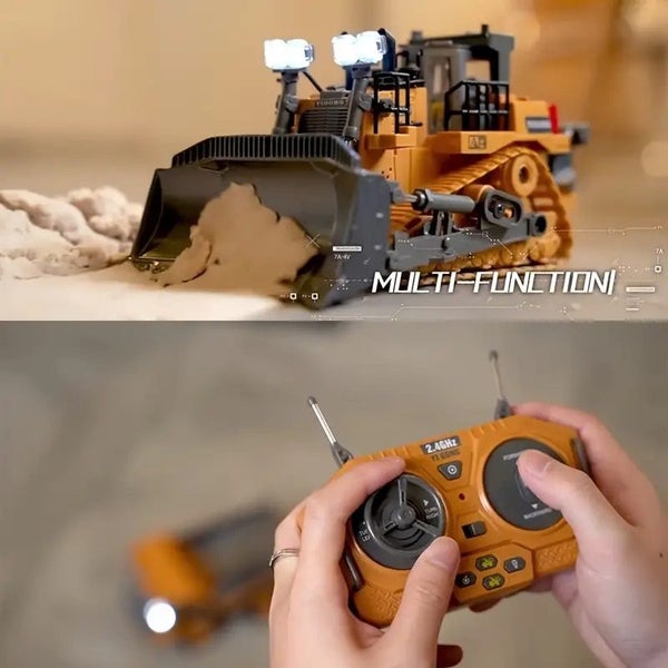 Remote Control Engineering Vehicles Series - 1:24 Bulldozer 9 Channels 2.4G Carousel 5