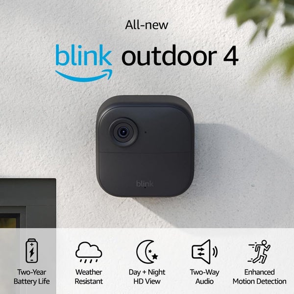 Blink Outdoor 4th Gen, Wire-Free Smart Camera System - 2 Camera Kit Carousel 2