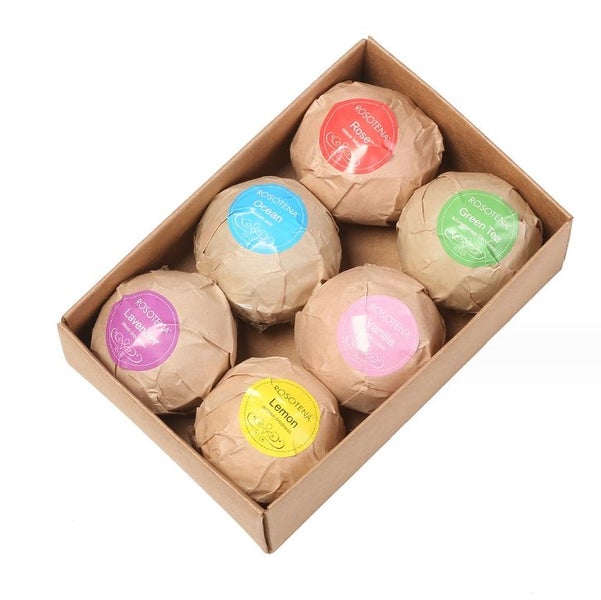 ROSOTENA Bath Bombs Bath Salts Gift Set Rich Bubble SPA Experience #DA104 Carousel 4