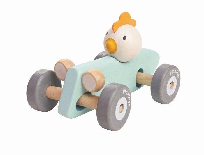 Plan Toys Chicken Racing Car Carousel 1