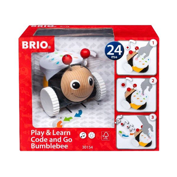 BRIO Toddler Code and Go Bumblebee 30154 Carousel 2