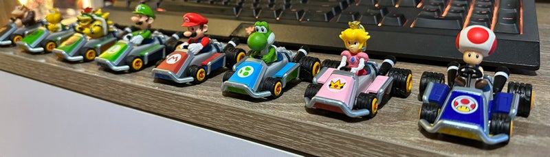 Pull and speed Mario Kart Set Carousel 3