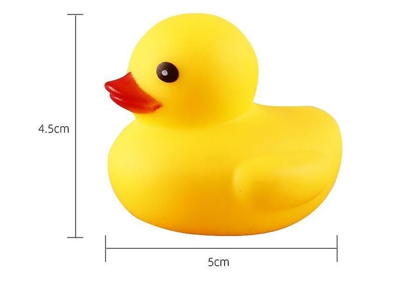 Yellow Rubber Bath Ducks Baby Bath Toy Carousel 3