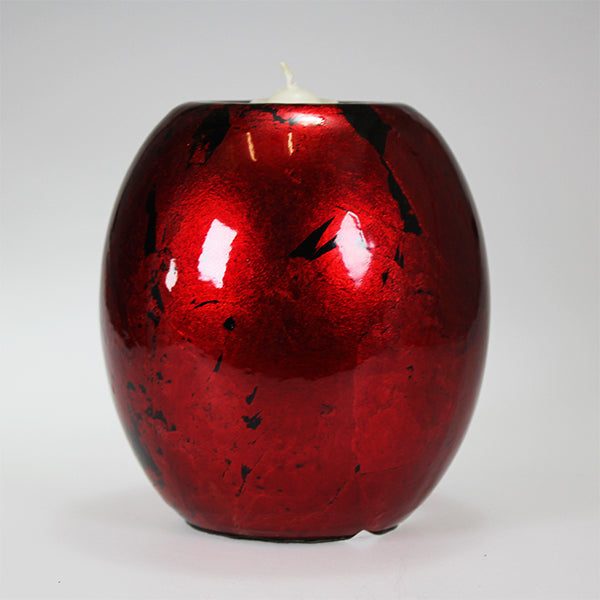 Red Mottle Candle Holder Carousel 1
