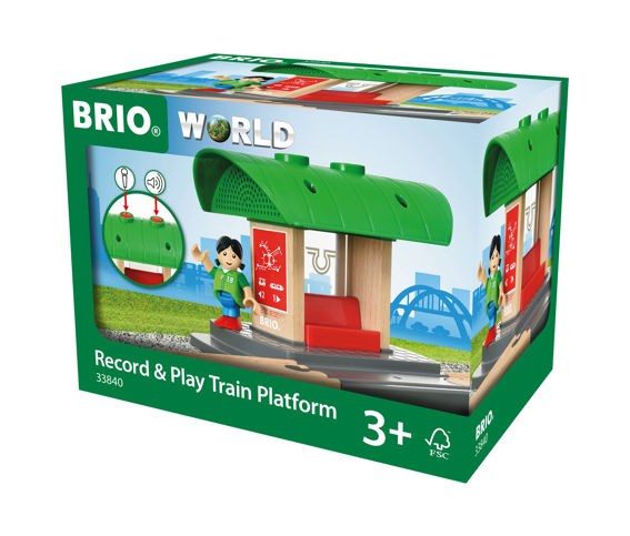 BRIO Destination - Record & Play Train Platform 33840 Carousel 2