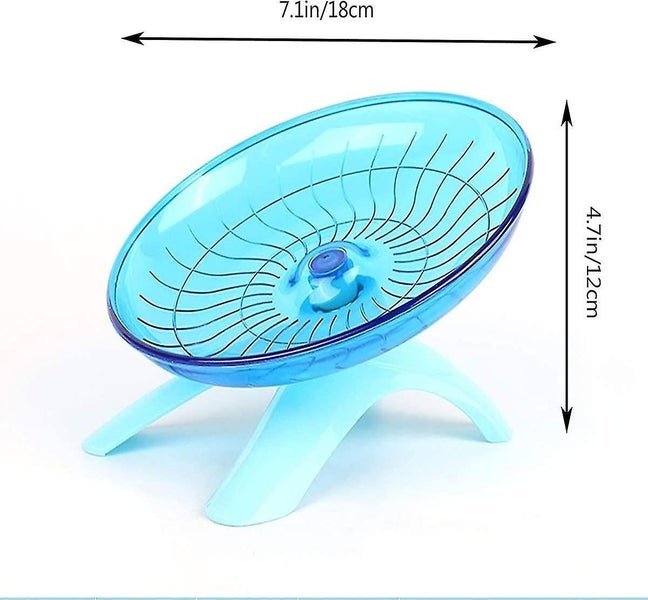 Quiet Hamster Exercise Wheel - Flying Saucer Design for Hamsters Gerbils Carousel 2