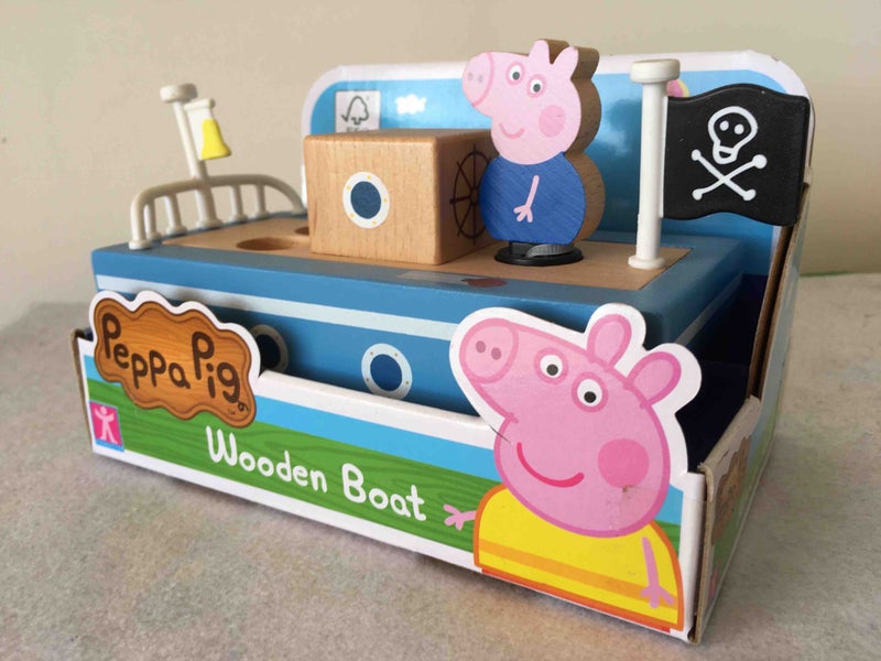 Peppa Pig - Wooden Play Boat, Toy Carousel 2