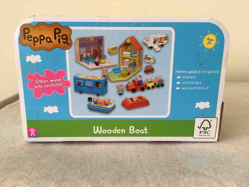 Peppa Pig - Wooden Play Boat, Toy Carousel 5