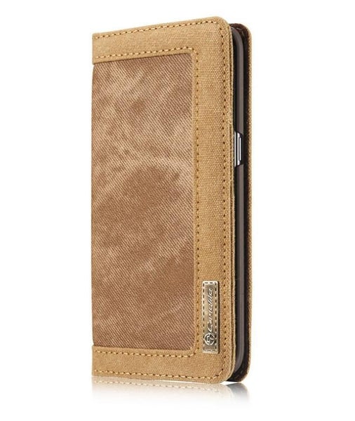 LG G6 case contrast denim folio wallet case Carousel 2