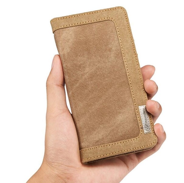 LG G6 case contrast denim folio wallet case Carousel 3