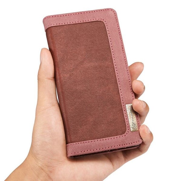 HTC 10 case contrast denim folio wallet case Carousel 3