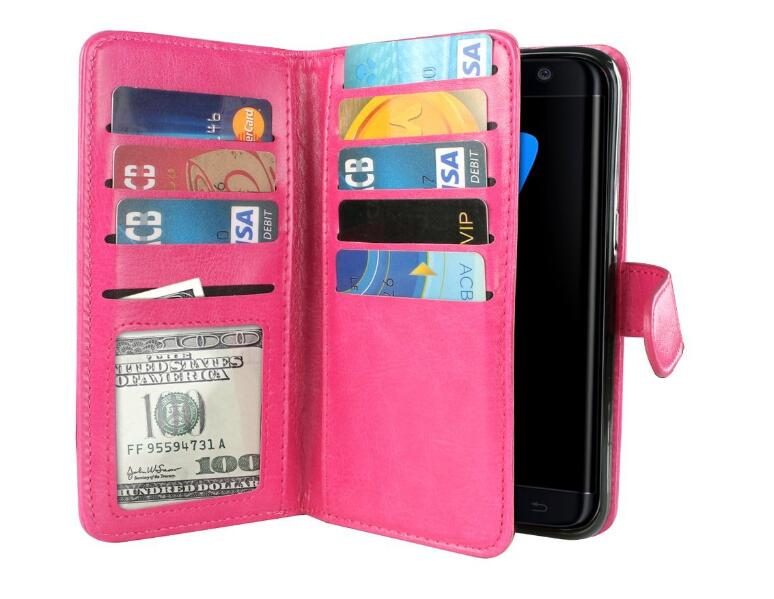 Sony Xperia Z3 case Double Wallet leather case 9 Card Slots Carousel 2