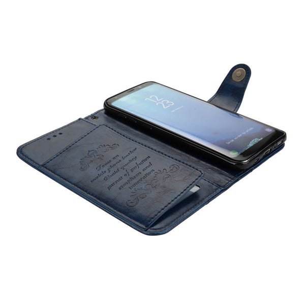 LG K4 (2017) case executive fine leather wallet case Carousel 2