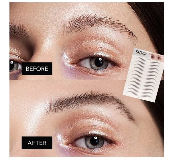 4D Hair Like Eyebrows Tattoo Sticker (E12) Carousel 2