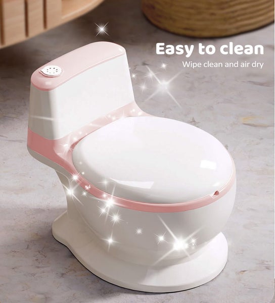 Bopeep Potty Training Seat Kids Safety Toilet Trainer Toddler Non-Slip Pink Carousel 10