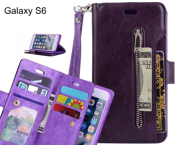 Galaxy S6 case multi functional wallet case Carousel 1