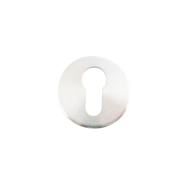 Asec Round Euro Escutcheon 52mm Face Fix White AS4517 Carousel 1