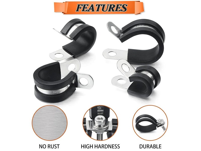 PTN New Stainless Steel Hose Clamps 60Pcs Sale Sale Sale Carousel 8
