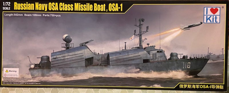 1/72 i love kit OSA class missile boat, OSA-1 Carousel 1