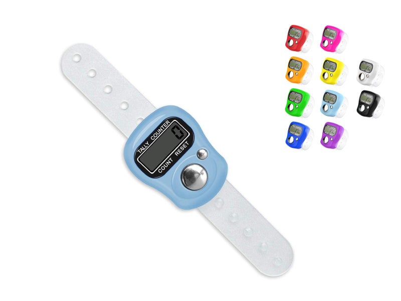 5 Pack Digital Row Counter Tally Counter with Finger Strap for Golf, Crochet64225043955714112