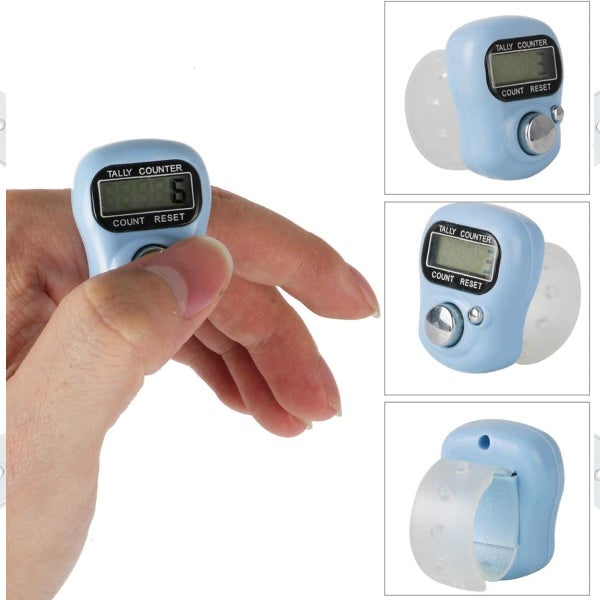 5 Pack Digital Row Counter Tally Counter with Finger Strap for Golf, Crochet64225043955714114