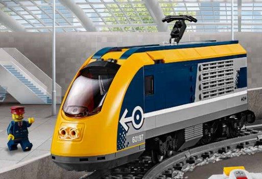 60197 Lego CIty RC Passenger Train Rear Trailing Locomotive - No Power Functions Carousel 1