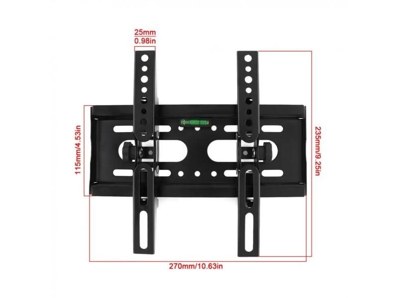 25KG TV Wall Mount Bracket 15 Degrees Tilt For 14-42 Inch LCD LED Monitor Carousel 1