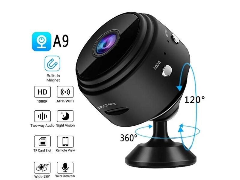A9 Mini Camera 1080p HD Ip Camera Night Version Micro Camera Voice Video Carousel 1