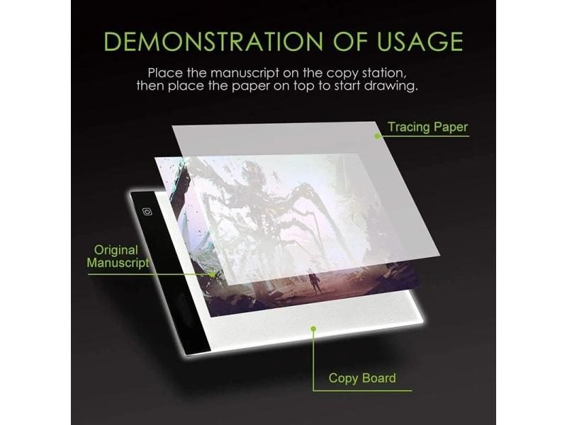 Led Drawing Board 3 Level Dimmable For Children's Toy Painting Carousel 1