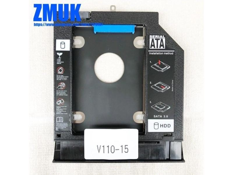 SSD HDD Adapter Caddy W/ Faceplate For Lenovo Ideapad V110-15AST