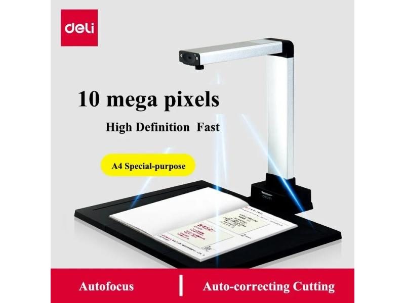 Deli 15155# 10 Mega Pixels A4 Visual Presenter High Definition OCR Office Carousel 2