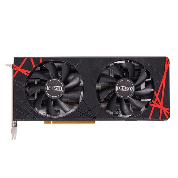 ELSA Radeon RX 580 8GB GDDR5 256bit GPU Desk Computer Gaming Graphics Carousel 2