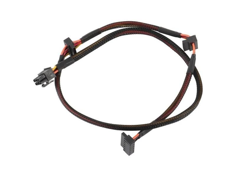 Modular PSU 6Pin To 3-Port SATA Power Cable 18AWG Wire 80Cm For Antec NP TP ECO Carousel 1