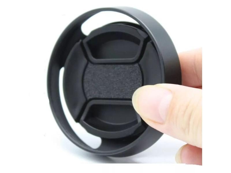 Metal Vented Lens Hood 37mm 39mm 40.5mm 43mm 46mm Screw-in Lente Protect Lens Carousel 1