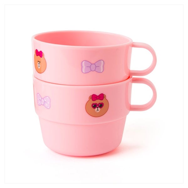Line Friends Choco Picnic Cup Set (2PCS) Carousel 2