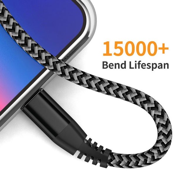 20W Type-C to iPhone Fast Charger Charging Cable 1m Carousel 2