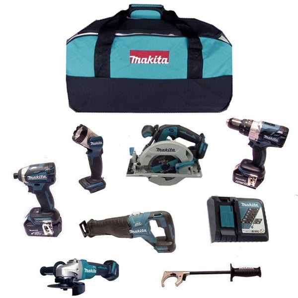 Makita Combo 6 Piece Kit PREMIUM 18V -Grinder Carousel 1