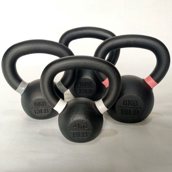 4KG Kettlebells Black Cast Iron (EZ112-4) Carousel 2